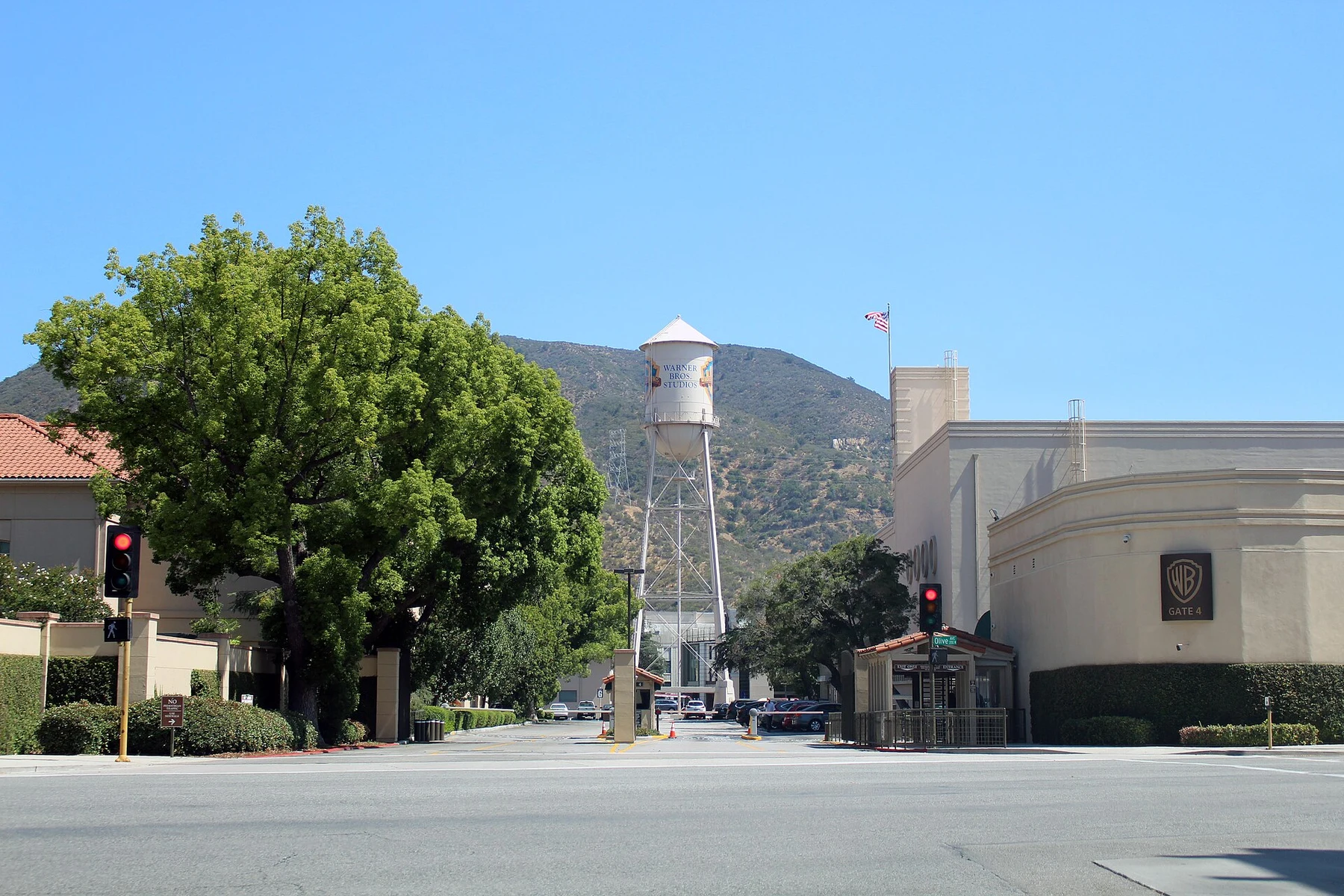 Warner Bros. Studios Gate 4 in 2016; target-company premises, not evidence that Shinsegae’s announced investment closed