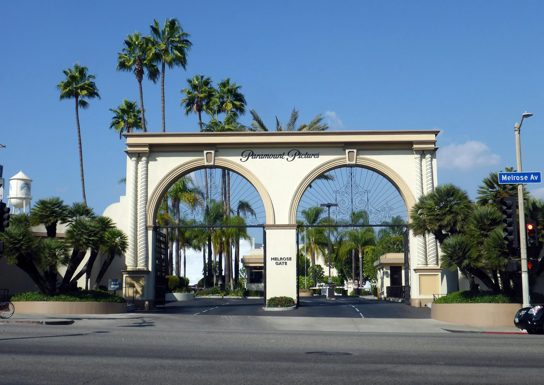 Paramount Pictures’ Melrose Gate in Los Angeles in October 2014; existing premises of the named Korean-project licensor